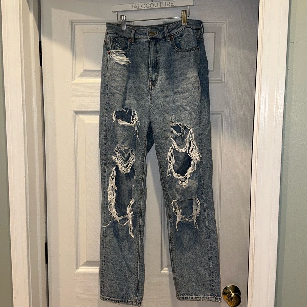 American eagle size 6 regular highest rise mom jeans